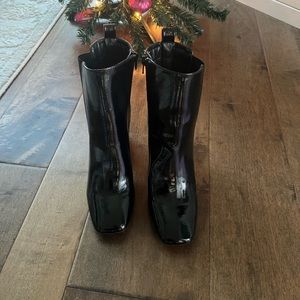 NWOT never worn black booties